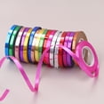 thumbnail image 4 of Cinta de globo láser de 5mm para decoración de fiestas, accesorios de boda y cumpleaños, cintas de satén para manualidades, 10 metros por rollo, 4 of 7
