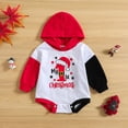 thumbnail image 3 of URMAGIC Newborn Baby Boy Girl 1st Christmas Outfit Crewneck Overisized Sweatshirt Romper Bodysuit Fall Winter Clothes 0-18 Months, 3 of 4