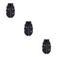 thumbnail image 1 of Greeniant Arnés de invierno para mascotas, chaqueta, abrigo, chaleco, ropa ligera, poliéster, lavable, gancho trasero, decoración de ropa, negro S Negro S 3piezas Greeniant CBP180006, 1 of 6