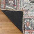 thumbnail image 6 of Superior Rustic Medallion Washable Indoor Area Rug, 2' 6" x 7' 6", Brown, 6 of 8