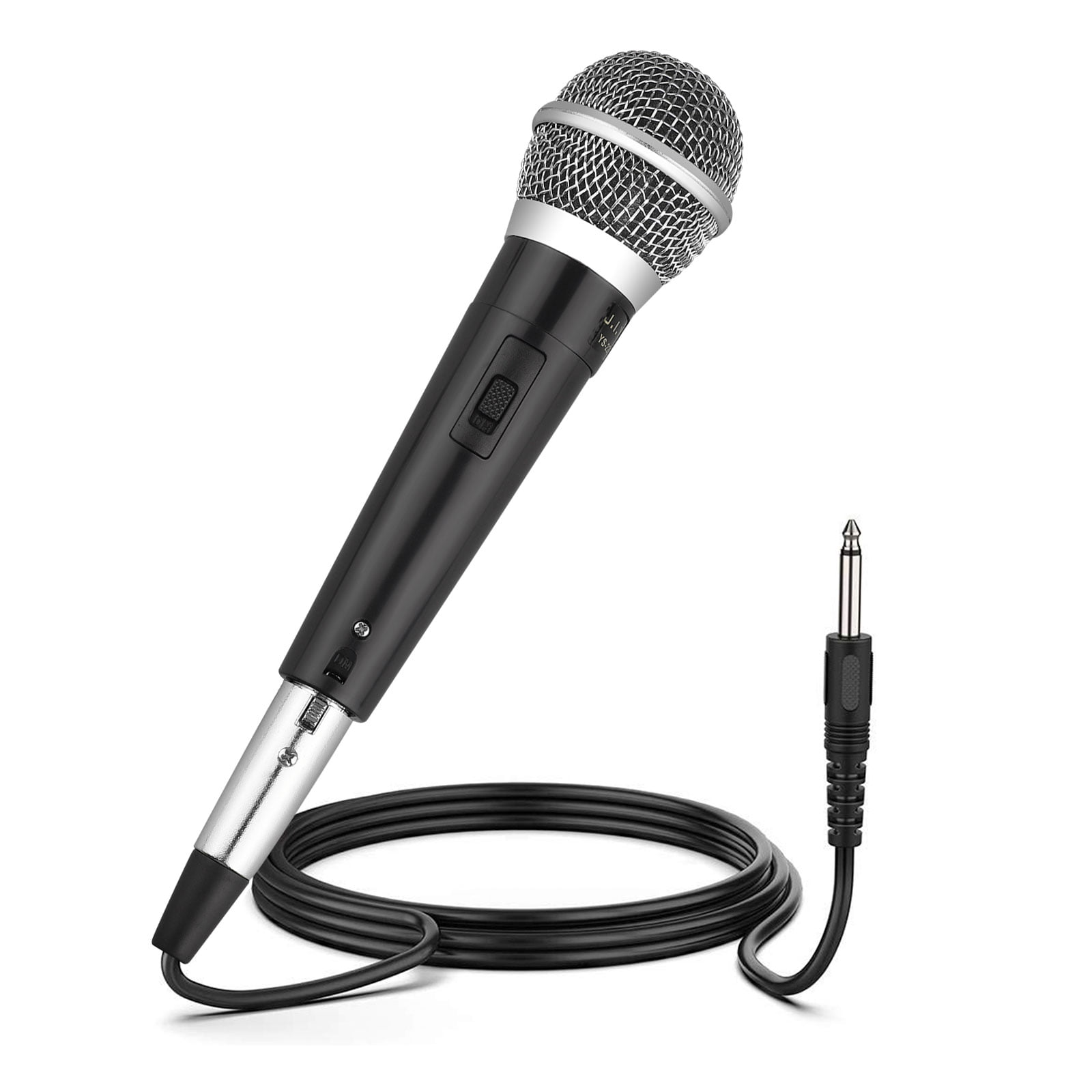 Wired Dynamic Microphones, Professional Handheld Mic Microphones with 10ft Cable with 1/4&quot; Mic Socket for Singing, Speech, Wedding, Stage
