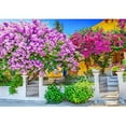 thumbnail image 2 of wall26 - House with Bougainvillea - Removable Wall Mural | Self-Adhesive Large Wallpaper - 100x144 inches, 2 of 5