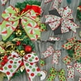 thumbnail image 7 of Wired Christmas Ribbon, Red Green Polka Pot Ribbon For Christmas Tree, Gift Wapping, Bow Making, Wreath Making, Holiday Christmas Decorations, 7 of 7