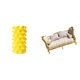 thumbnail image 1 of Jarrón de flores de y muebles de simulación de madera en miniatura para mesa de casa de muñecas, decoración de sala de estar y escenas de br, 1 of 8