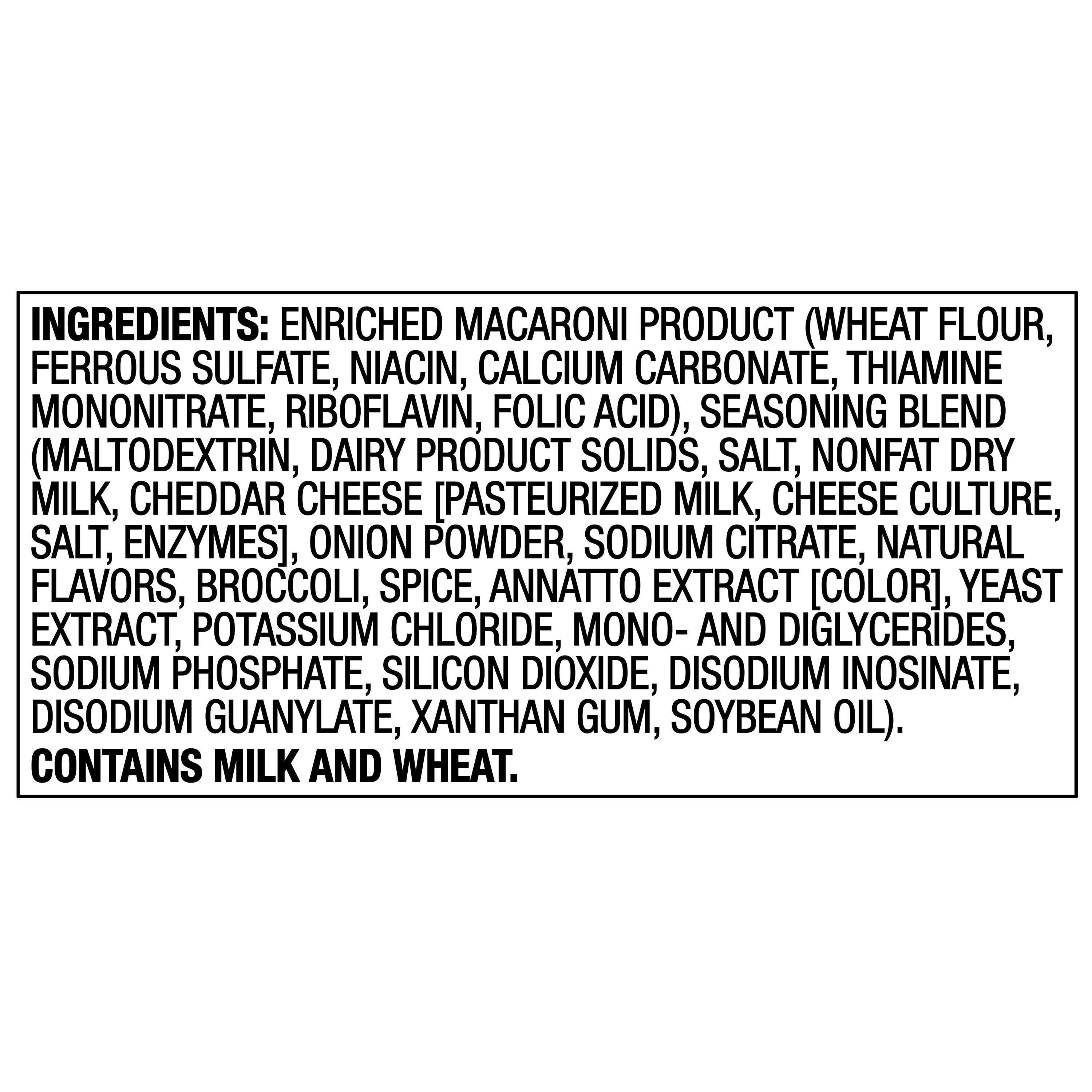 Great Value Cheddar Broccoli Flavored Pasta & Sauce 4.3oz (Shelf-Stable Pouch, Packaged Meal)