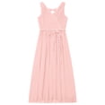 thumbnail image 5 of renvena Girls' Kids Chiffon Sleeveless Beaded Wedding Junior Bridesmaid Dance Prom Party Dress Pink 10, 5 of 7