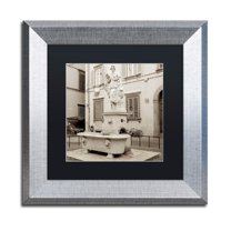 Trademark Fine Art "Lucca I" Canvas Art by Alan Blaustein, Black Matte, Silver Frame