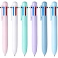 thumbnail image 1 of Pack Of 12 0.5mm 6-in-1 Multicolor Ballpoint Pens, 6 Colors Retractable Ballpoint Pens, Random Colors(), 1 of 5