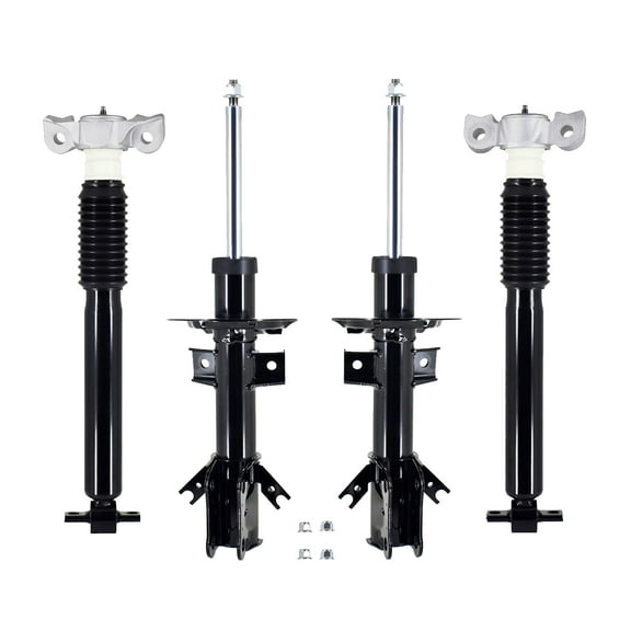 Set of 4 Front Suspension Strut-Rear Complete Shock Kit For 2015-2021 Ford Edge