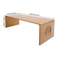 thumbnail image 3 of Natural Bamboo Foldable Desk with Arc-Safe Edges – Pressing Technology, No Assembly, 1.97in Foldable Thickness – Multi-Purpose for Laptops, Dining & Kids Study, 3 of 11