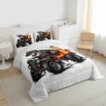 thumbnail image 3 of jejeloiu Safari Animals Dinosaur Full Size Comforter Sets,Cartoon Dino Bedding Sets For Men Women Reversible 3pcs, 3 of 8
