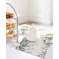 thumbnail image 4 of Blue Grey Eucalyptus Kitchen Dish Towels for Drying Dishes Set of 3, Farmhouse Weeping Leaves on Linen Waffle Weave Microfiber Hand Tea Bathroom Towels Quick Dry & Absorbent Towel 12x12, 4 of 7
