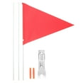 thumbnail image 4 of CIMAXIC Portable Red Cycling Flag with Strong Fiberglass Pole for Bike Tail Warning and Decor, 4 of 8