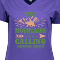 thumbnail image 4 of Inktastic Pigeon Forge Tennessee The Mountains Are Calling Women's V-Neck T-Shirt, 4 of 5
