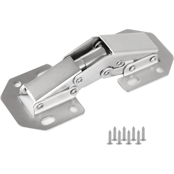 20-Pack Hidden Hinges for Cabinet Doors Frameless, Concealed Cabinet Hinge, Surface Mount Hinges