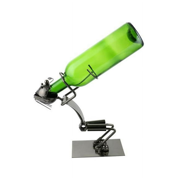 Three Star Import & Export ZB1150 Wine Bottle Holder, Standing Drunk Man