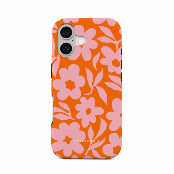 CASETEROID Tough Case for iPhone 17 – Dual-Layer Protection, Shockproof [Compatible with MagSafe] – Vivid Florals Case
