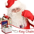 thumbnail image 2 of WRKEKC Clearance Christmas Folding Bounce Book Mini Keychain Christmas Pendant, 2 of 5