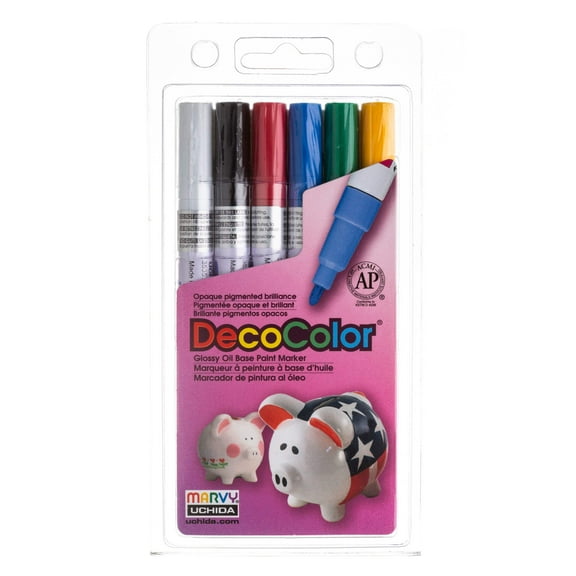 DecoColor Glossy Oil Base Paint Marker - Fine Point