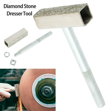 

Willstar Grinding Wheel Dresser Diamond Grinding Wheel Dresser Stone Dresser Bench Grinder Dressing Tool