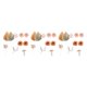thumbnail image 5 of Injueey Boho Cake Topper Decoraciones - Agregue un ambiente bohemio a la torta Decoraciones de adorno confiables y delicadas Juego de captura Type1 NO1, 5 of 6