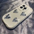 thumbnail image 2 of Funda De Teléfono De Cadena De Corazón 3D Para IPhone 11 12 14 13 Pro MAX Mini 6 S 7 8 Plus 14Pro X XR XS SE 2020 2022 14Plus Silicona Suave Protector De Correa Bling Pulsera A Prueba De Golpes, 2 of 3