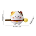 thumbnail image 3 of Adorable Cartoon Cat Figure Toy with Stick and Bell Cute Collectible for Kids and Cat Lovers Home Decor Gift, 3 of 7
