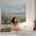 thumbnail image 5 of Coastal Wildflower Tapestry, Flower Field Landscape Tapestries Wall Blanket, Preppy Beach Floral Wall Hanging Decor for Teen Girl Women Home Living Room Bedroom, 5 of 5