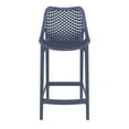 thumbnail image 6 of Compamia Air Patio Counter Stool in Dark Gray, 6 of 7