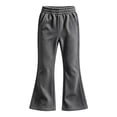 thumbnail image 3 of JFTTX Big Girls Thermal Pants Flared Leg Pants for Girls Elastic Waist Fall Winter Warm Trousers with Pockets, 3 of 3
