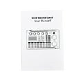 thumbnail image 4 of USB Bluetooth Live Sound Card for Stream Multi Effect  Audio Mixer Voice Changer, 4 of 15