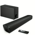 thumbnail image 1 of 50W TV Sound Bar, Sound Bars For Smart TV Soundbar Small Soundbars With HD-ARC/Optical/AUX Connection, TV Soundbar Surround Sound Bars For Home Theater Audio, 1 of 10