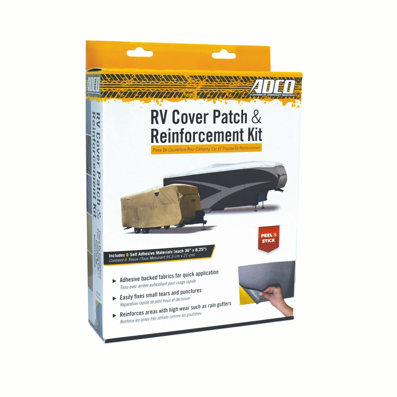 Adco Covers 9023 RV Cover Repair Kit Use With Virtually Every Brand RV