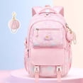 thumbnail image 2 of gcong Lightweight School Backpack With Comfortable Straps For Daily Use And Travel Light Pink, 2 of 3