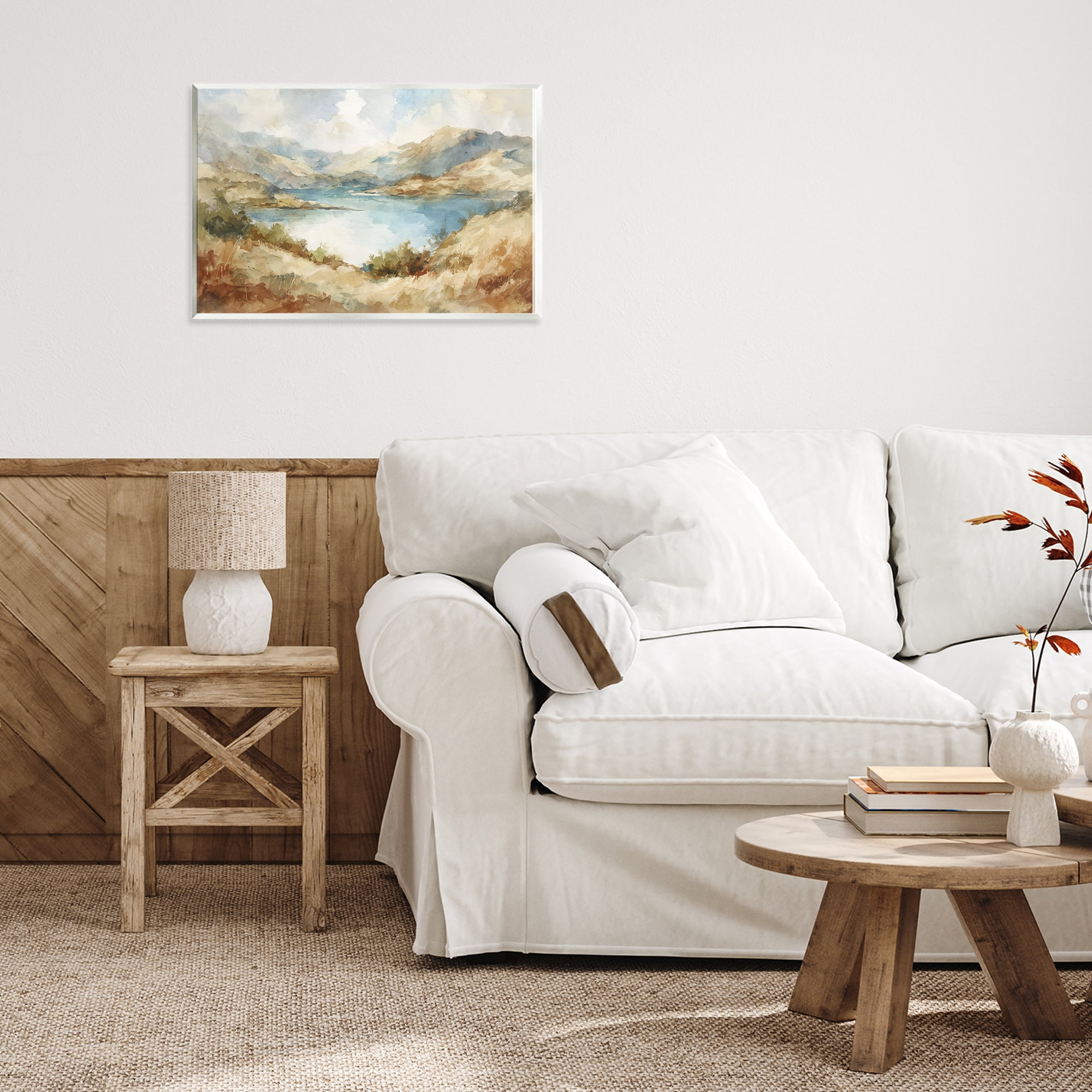Stupell Industries Secret Mountain Lake Panorama Wall Plaque Art, design by Petal Prints Design