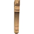 thumbnail image 2 of Ekena Millwork 6"W x 38"D x 42"H Merced Craftsman Rough Sawn Bracket, Western Red Cedar, 2 of 4