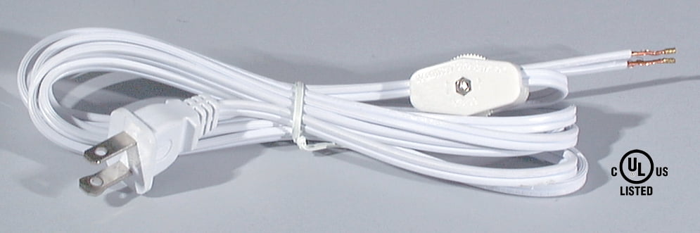 B&P Lamp Cord Set W/Rotary On-Off Switch, Spt-2 Cord Size - Walmart.com ...