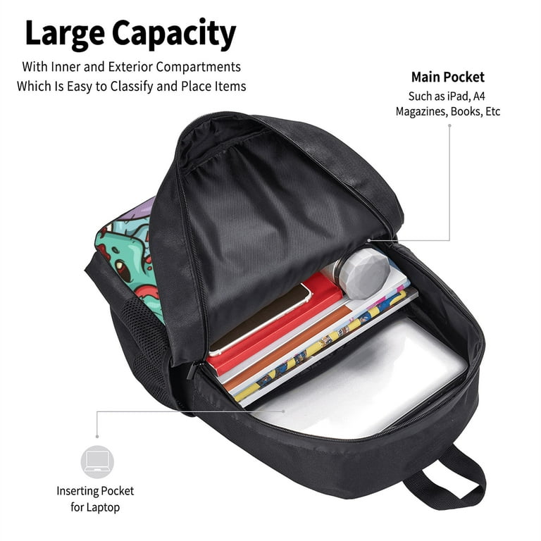 DouZhe Lightweight Backpack, Colorful Yelling Zombie Prints