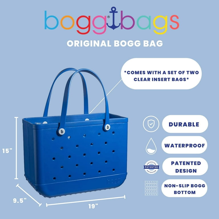 BOGG BAG Original X Large Waterproof Washable Tip Proof Durable Open Tote  Bag for the Beach Boat Pool Sports 19x15x9.5