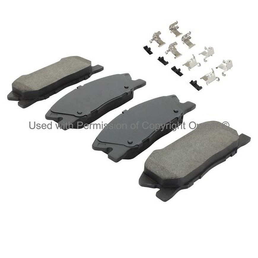 Mpa Electrical 1003-1767M Quality Built Disc Brake Pad Set   Black Series,