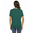 thumbnail image 3 of MURMUREY Women's V Neck Tops Summer Short Ruffled Sleeve Drawstring Casual T-Shirts Blouses, 3 of 6