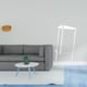 thumbnail image 2 of Cestas de almacenamiento,Cestas de almacenamiento de cocina tejidas con asas hechas a mano,Mesita de noche,Mesa auxiliar de acrílico transparente,mesa auxiliar transparente de 2 niveles,Mesa, 2 of 8