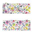 thumbnail image 2 of Wukai Undersea Seahorse Print Baby Bow Headband for Newborn Infant Baby Toddler Girls, 2 of 5