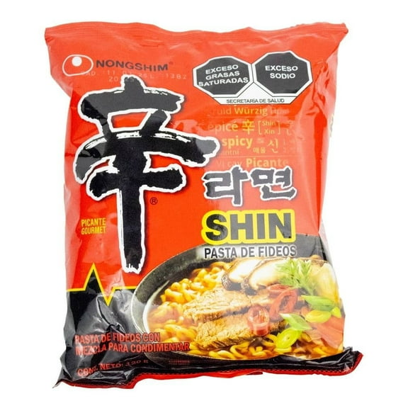 Sopa instantánea Nongshim Shin estilo ramen carne de res picante 120 g