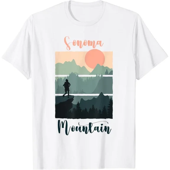 DOPASHIRT Wine Country Sonoma Mountain Hiking Nature Outdoor Running T-Shirt Unisex S-5XL Hot Trending Shirt, Vintage Birthday Gift