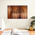 thumbnail image 3 of Elephant Stock Gather Typography Ii Wall Art - Horizontal Canvas Wall Art - Living Room Wall Decor - Wall Signs Canvas - Brown And Black Decor - 12" x 8", 3 of 8