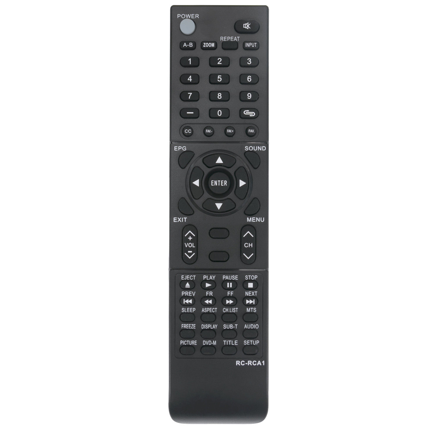 RC-RCA1 Replacement Remote Control For RCA TVs – Fits 26LA30RQD, 42PA30RQ, 46LB45RQ & More