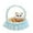 Blue, variant on Meowing Cat in Lace Basket Toy - Sleeping Kitty Plush with Sound, Cute Mini Stuffed Animal for Kids and Party Decor – One Size (5.1 x 3.9 x 3.9 Inches)
