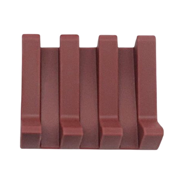 GUOOL Soap Dish Drain Tray Drainer Storage for Bathtub Bath Decoration Burgundy