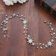 thumbnail image 2 of Star Rhinestone Bride Wedding Vine Gold Bridal Hair Piece Crystal Hair Accessory, 2 of 4